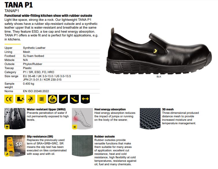 Giày Bảo Hộ Safety Jogger Tana P1